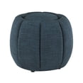 thumbnail image 4 of Convenience Concepts Designs4Comfort Daisy Storage Ottoman with Reversible Tray Lid, Dark Blue Fabric, 4 of 10