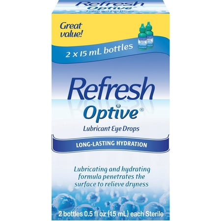 Refresh Optive® Lubricant Eye Drops 2-0.5 fl. oz. Bottles
