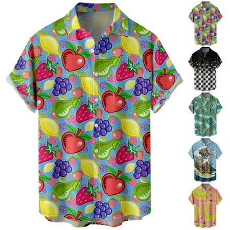 

Youth Adult Beach Hawaii Shirts Novelty Classic Costume Regular & Big Man Sizes
