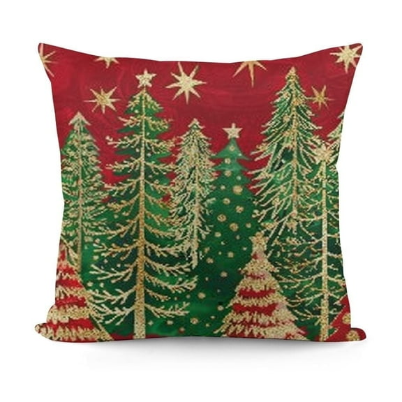 SHANXI Christmas Decorative Throw Pillowcase Decor for Home Couch 12x12in
