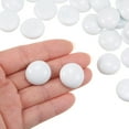 thumbnail image 4 of Unique Bargains 81pcs Fire Glass Beads for Fire Pit, 3/4' Luster Crystal Glass Rocks for Fish Tank Aquarium White, 4 of 5