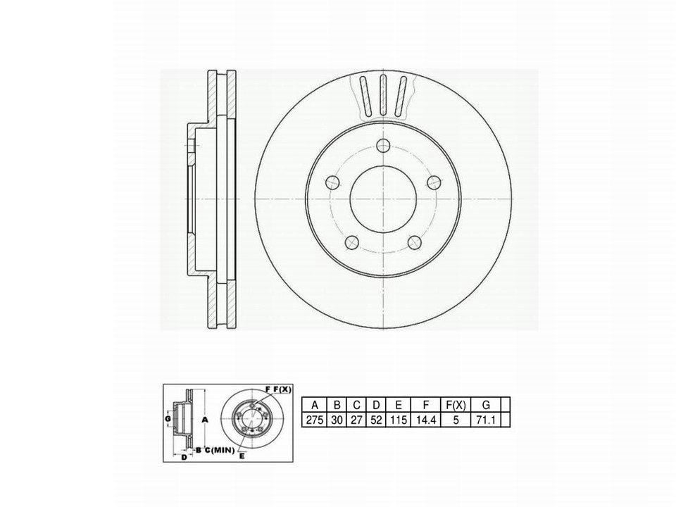 Winstop Brake Rotor, Front WS240686, Buick Rendezvous 2007-2002