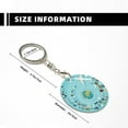 thumbnail image 3 of Naloa Travelling on Airplane Print Round Keychain Keychain Key Ring, Key Tag, Key Chain Bulk for Gift Accessories (Round), 3 of 7