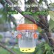 thumbnail image 2 of 2pcs Trampa Solar Avispa Insectos Volador Repelente Abejas para Acampar () Naranja, 2 of 7