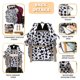 thumbnail image 4 of Mochila Pañalera ROSEGIN de 35L Impermeable con Diseño Acolchado y Estampado de Vaca, 4 of 7
