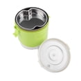thumbnail image 4 of Multifunctional Rice Cooker 24V 180W 1.6L Electric Portable Multifunctional Rice Cooker Food Steamer For Cars Green, 4 of 8