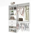 thumbnail image 6 of VivaVista Closet Modules: Wardrobe ClosetDouble Hanging Unit with 1 Levels of Rod .Closet Tower with 2 Drawers and 5 Shelves., 6 of 8