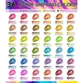 thumbnail image 3 of Set de pintura acrílica POPYOLA, 36 colores, 60 ml, con pinceles y paleta, 3 of 7