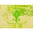thumbnail image 1 of Ahgly Company Indoor Rectangle Patterned GreenYellow Green Area Rugs, 7' x 10', 1 of 6