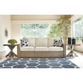 Ashley Furniture Beachcroft Patio Sofa in Beige