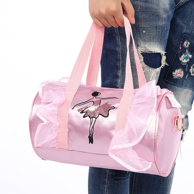 Ballet Handbag, Large Capacity Zipper Dance Bag For Girls
