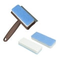 thumbnail image 3 of Uxcell Shower Squeegee Cleaning Kit with Sponge & 2 Extra Replacement Head Brown Handle, 3 of 5