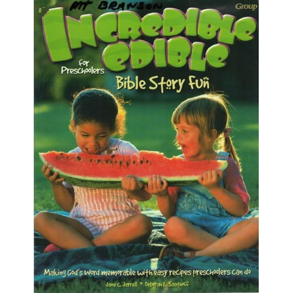 Pre-Owned Incredible Edible Bible Story Fun for Preschoolers (Paperback) 0764421085 9780764421082