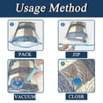 thumbnail image 5 of 8 Pack Vacuum Storage Bags, Space Saver Bags Compressed Storage Bags for Clothing, Comfort Items and Blankets, 5 of 5