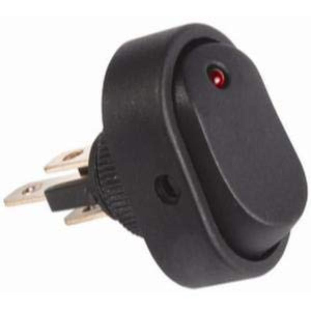 JT&T Products (2703-4J) - 16 AMP @ 12 Volt, Illuminated On/Off Oval