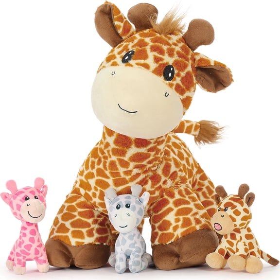 MorisMos Giraffe Stuffed Animal,18in Large Giraffe Plush Toy with Baby