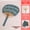 Light blue, variant on DIY Ethnic Bamboo Fan Craft Kit, Handmade Weaving Set for Adults & Kids
