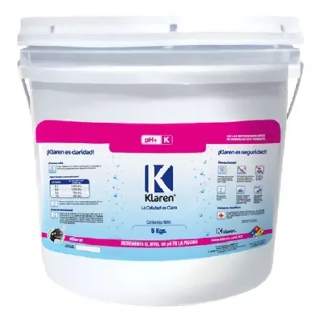 Regulador para Subir pH de Alberca Klaren 5 Kgs