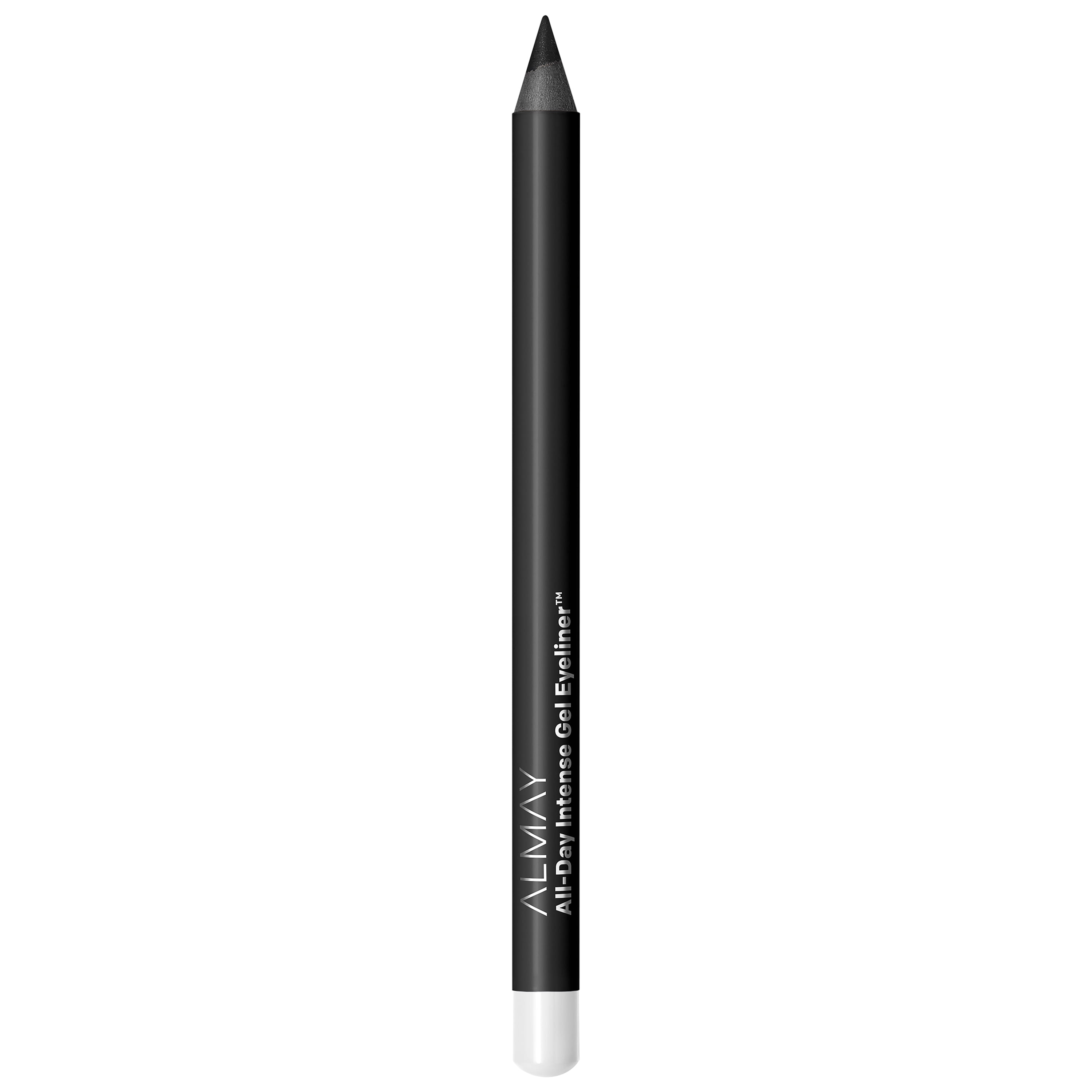 Almay All-Day Intense Gel Eyeliner, Longlasting, Waterproof, Fade-Proof Creamy High-Performing Easy-to-Sharpen Liner Pencil, 110 Rich Black, 0.028 oz.