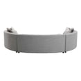 thumbnail image 6 of ACME Ivria Fabric Upholstered Sectional Sofa with 9 Pillows in Gray, 6 of 8