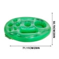 thumbnail image 2 of JingChun Inflatable Floating Drink Holder with Holes Large Capacity,Drink Float for Pool Party Beach, 2 of 4