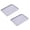 C 2Pack, variant on 2Pcs Dinner and Serving Tray, Decorative Unbreakable Wheat Straw Tea Platter for Couch, Party, Dining, Picnic, Snack, Appetizer(A) Happy 2026!