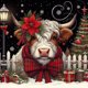 thumbnail image 2 of 5D DIY Taladro Cuadrado Navidad Yak Kit Del Arte 35x35cm, 2 of 8
