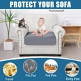 thumbnail image 6 of Smiry Waterproof Couch Cushion Covers, Stretch Sofa Seat Cushion Slipcovers,Elastic Furniture Protector for Pets And Kid(Small, Gray), 6 of 9