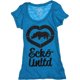 thumbnail image 1 of Camiseta gráfica Ecko Unltd Hrt Rhino Glittery Scpnk para mujer azul grande, 1 of 1