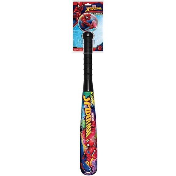 Hedstrom Spider-Man Foam Bat and Ball Set 21"