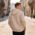 thumbnail image 4 of LWavelet Mens Pullover Hooded Sweatshirt Classic Fit Long Sleeve Hoodie with Adjustable Drawstring and Front Pocket for Everyday Wear and Comfort, 4 of 4