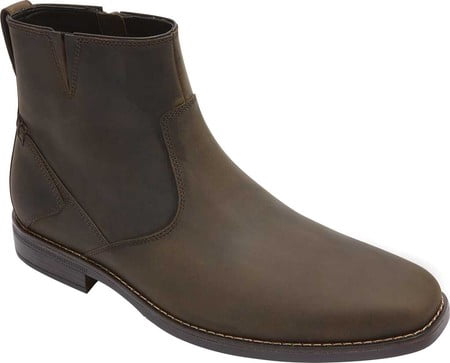 rockport men's traviss zip boot chelsea boot
