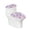 Butterfly Datura Flower, variant on HELLHERO Starfish Toilet Seat Cover Soft Toilet Lid Covers & Pack of 2 for Hotel Stretch Fit Elastic Bottom