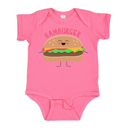 

Inktastic Cute Kawaii Hamburger Gift Baby Boy or Baby Girl Bodysuit