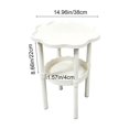 thumbnail image 3 of Dalxymotic Compact Bedside Nightstand Table, Mini Apartment Side Table, Multi Use Nightstand, Space Saving Mini Nightstand for Bedroom, Living Room, Home, Apartment, Office, 3 of 8