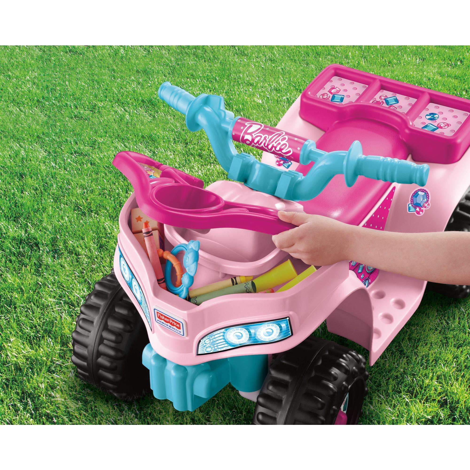 barbie power wheels quad