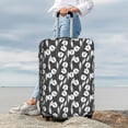 thumbnail image 3 of Lsque Tulips Flowers Printed Luggage Cover, Travel Luggage Protector,Scratch and Dirt Resistant, Fits 18-32 Inch Luggage - Large, 3 of 9