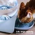 thumbnail image 4 of Dispensador automático de agua de caracol para mascotas, alimentador de agua circulante para gatos, cuenco para beber móvil para perros, agua potable silenciosa, azul Sincero Electrónica, 4 of 4
