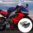 thumbnail image 2 of Gancho Colgante para Motocicleta Cuadrado Soporte para Casco de Motocicleta Equipaje para Scooters Bicicletas Tono Titanio Longitud 50mm, 2 of 7