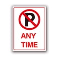 thumbnail image 1 of Calcomanía autoadhesiva de vinilo «No Parking Sign», 10 unidades por lote, 13 x 8,6 cm, 1 of 1