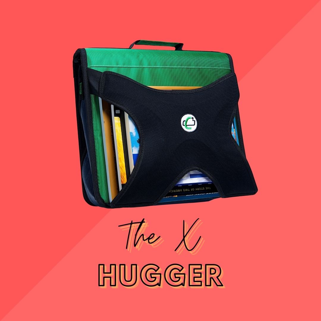 Case-it 2 Inch Zipper Binder with 5-Tab File Folder, Green
