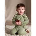 thumbnail image 5 of Modern Moments by Gerber Baby Boy or Girl Gender Neutral Long Sleeve Velour Top & Pant, 2-Piece Outfit Set, Sizes 0/3-24 Months, 5 of 14