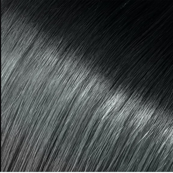 Babe Fusion Extensions 18 Inch Sasha #Ombre 1B Silver 20 Pieces 100% Human Remy