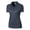 Navy Heather, variant on Clique LQK00079 Charge Active Womens Short Sleeve Polo-Navy Heather-XS