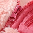 thumbnail image 4 of Children's Winter Solid Color Thick Zipper Cardigan with Fleece Lining for Casual Sports, 4 of 7