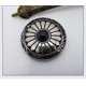 thumbnail image 1 of Accesorios para equipaje, hebilla de tela de 30 mm, accesorios de billetera hechos a mano, hebilla de tela de crisantemo turquesa de aleación, 1 of 6