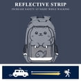 thumbnail image 5 of FORMRS Unisex School Backpack 17" Student Travel Bag with Laptop Compartment, Beige Chubby Cat, 5 of 7