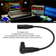 thumbnail image 4 of Right Angle XLR To Straight XLR Cable, XLR Microphone Extension Cable Adapter Practical Connection Stability 3 Pin Wide Compatibility  for Recording Room 0.3meter / 0.98ft,1m, 4 of 8