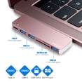 thumbnail image 2 of Adaptador USB C Hub RayCue 6 en 1 con 3 MacBook Pro/Air USB 3.0, 2 of 6
