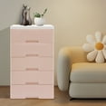 thumbnail image 6 of SSyao Chest of Storage 5 Drawers Dresser Tower Pink Cabinet for Bedroom Organizer Unit, 6 of 22